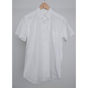 SATURDAYS Surf NYC / White Short Sleeve Shirt